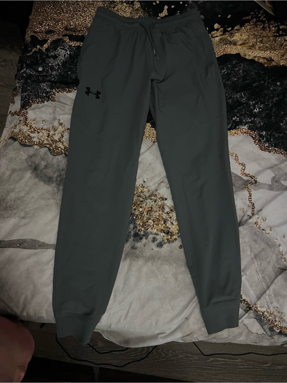 Under Armour Men's Charcoal Gray Athletic Joggers